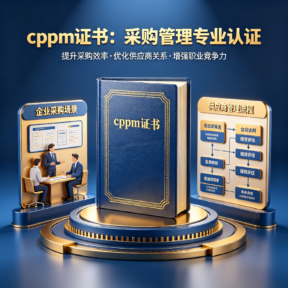 政策利好落地｜CPPM注册职业采购经理证书可享受国家继续教育个税抵扣福利