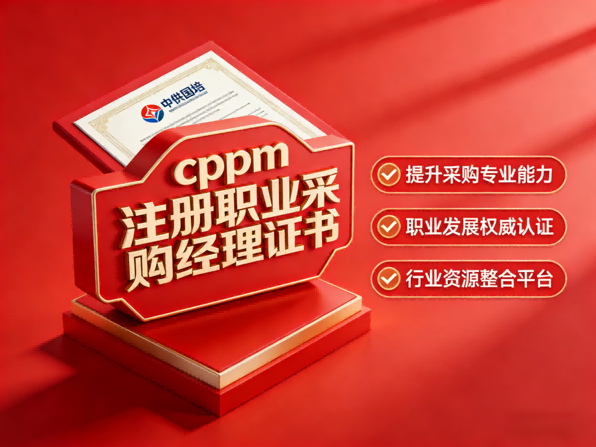 CPPM一站式培训取证机构，中供国培助力采购人轻松拿证