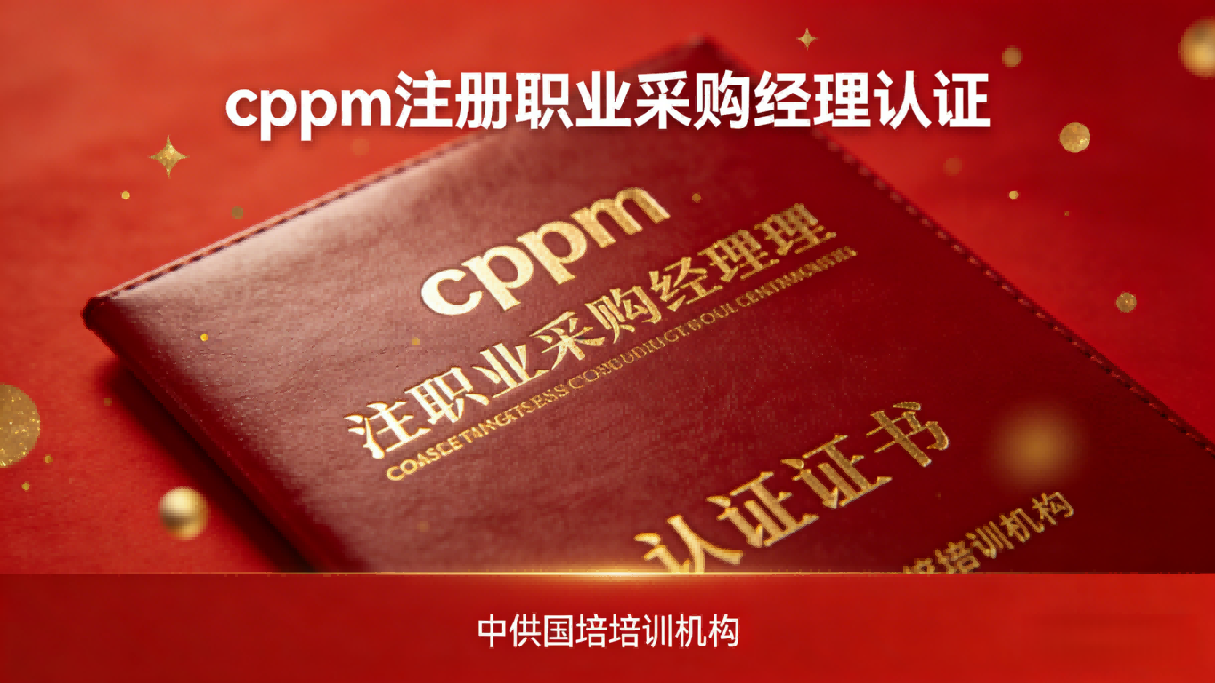 如何选择CPPM靠谱培训平台？中供国培为你提供专业保障